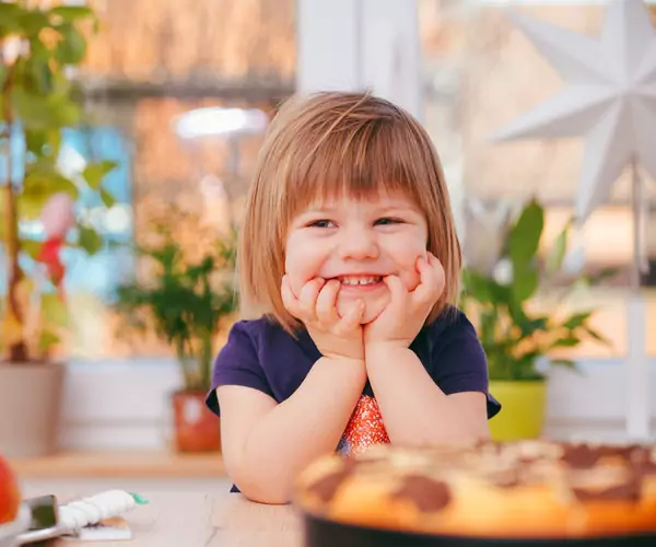 child with smile